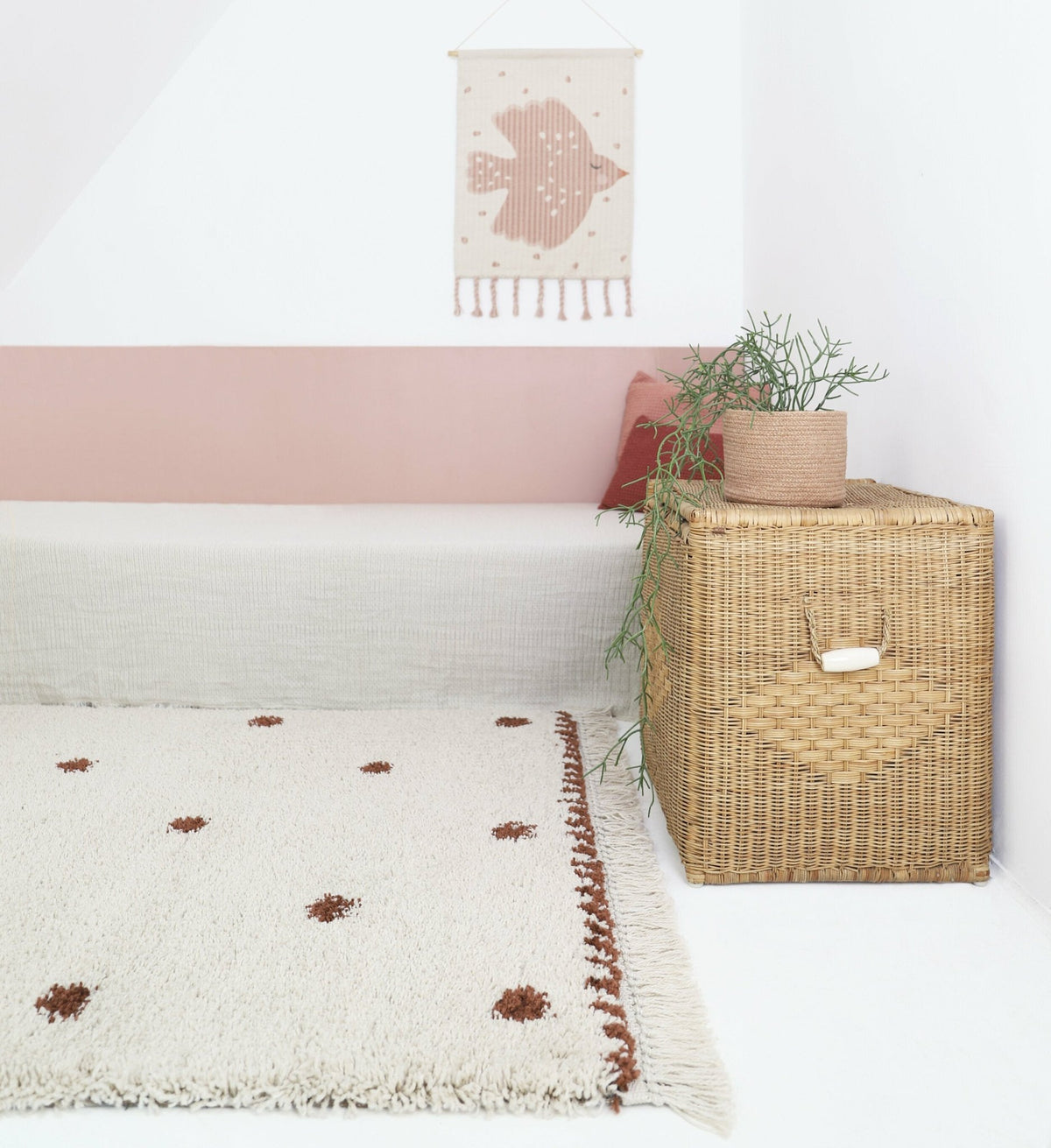 Tapis pour enfant brique en polypropylène 100x165 cm Wooly - Nattiot - The Cool Republic