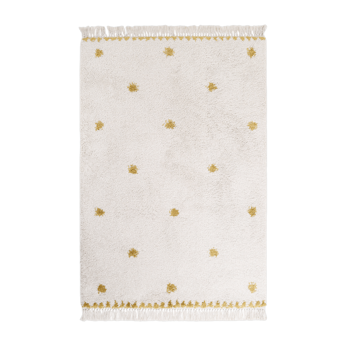 Tapis pour enfant citron en polypropylène 100x165 cm Wooly - Nattiot - The Cool Republic