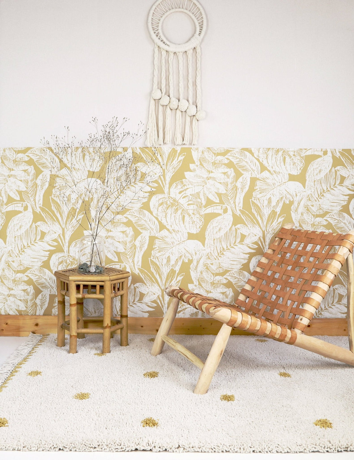 Tapis pour enfant citron en polypropylène 100x165 cm Wooly - Nattiot - The Cool Republic