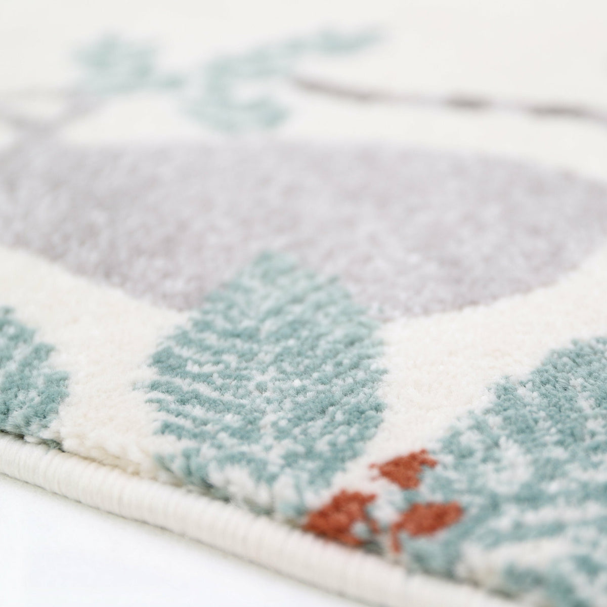 Tapis pour enfant en polypropylène gris 120x170 cm Monkey Paradise - Nattiot - The Cool Republic