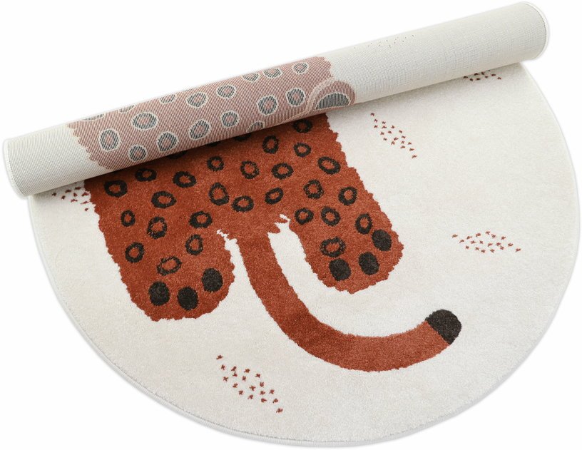 Tapis pour enfant en polypropylène motif léopard sienna 120x170 cm Kleo - Nattiot - The Cool Republic