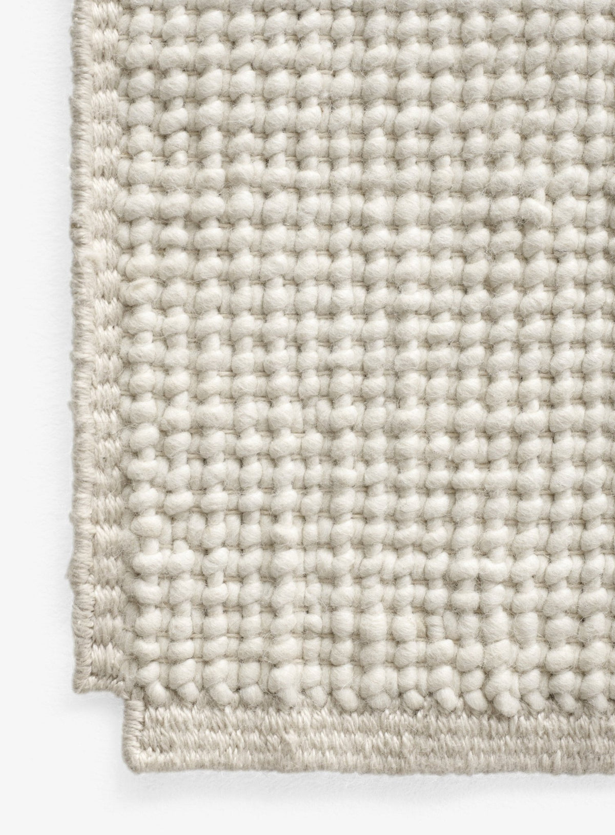 Rectangular wool and recycled polyester rug milk 200 x 300 cm Rug SC85 - &tradition - The Cool Republic