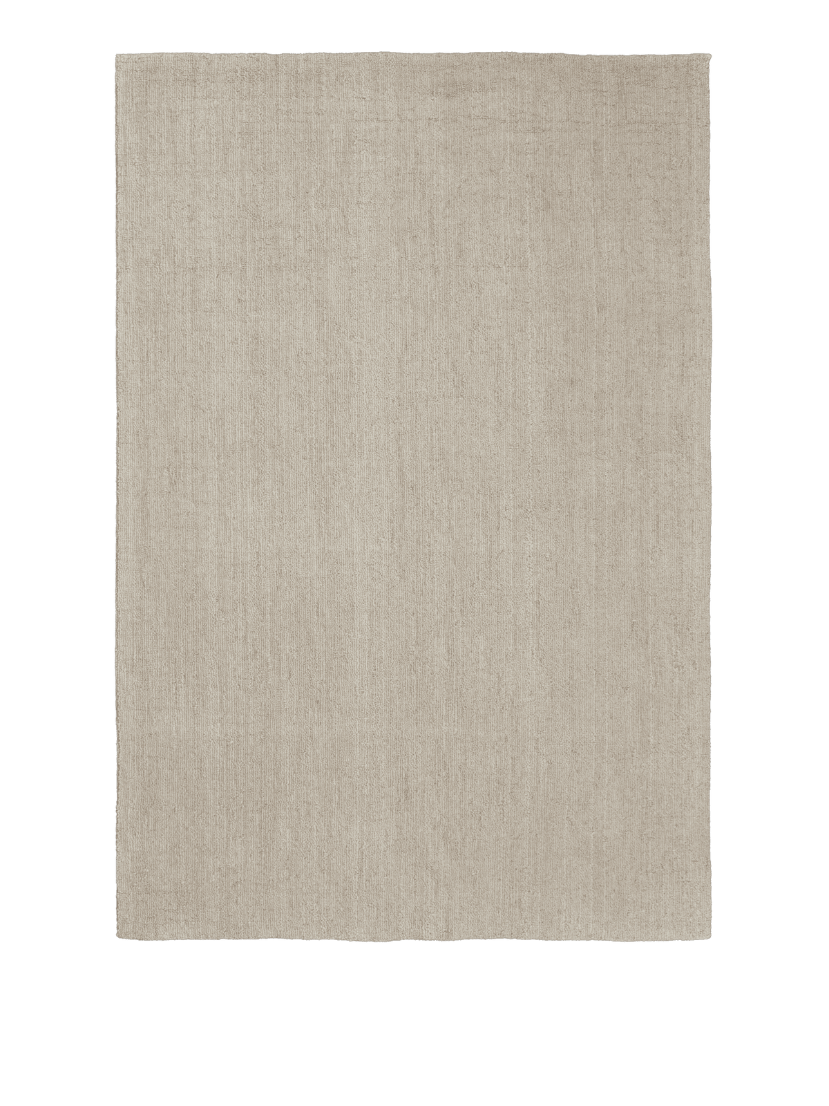 Tapis rectangulaire en laine filée et coton beige 200 x 300 cm Seifa - Ferm Living - The Cool Republic