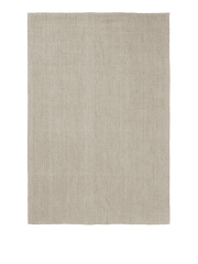 Tapis rectangulaire en laine filée et coton beige 200 x 300 cm Seifa - Ferm Living - The Cool Republic