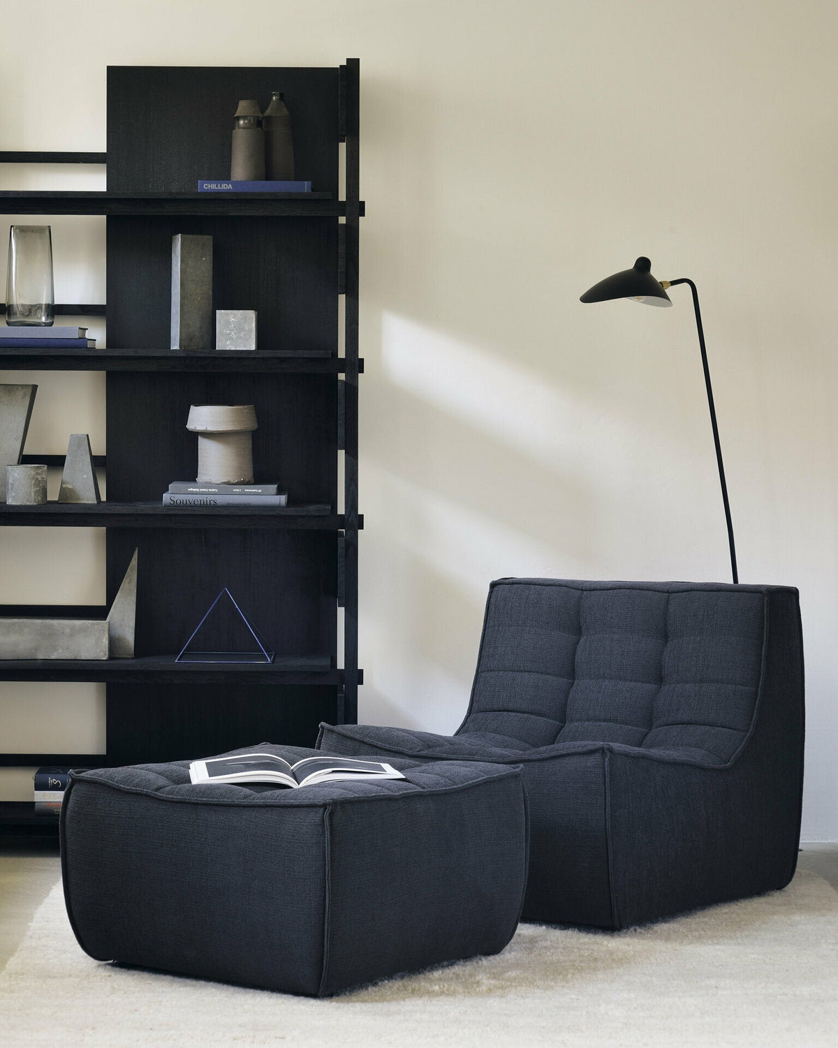 Tapis rectangulaire en laine sable 200x300 cm Dunes - Ethnicraft Accessories - The Cool Republic