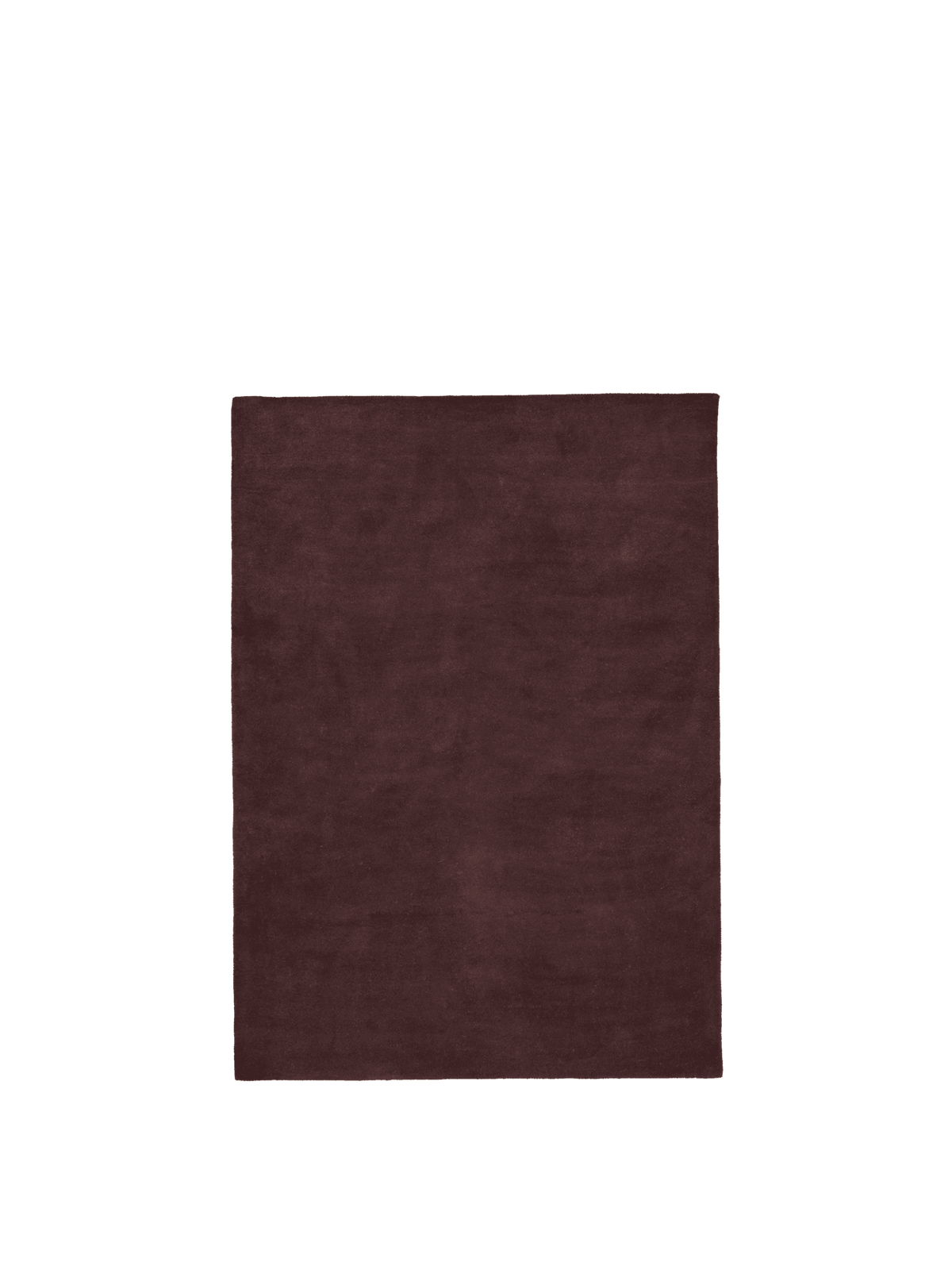 Tapis rectangulaire en laine tufté marron 140 x 200 cm Stille - Ferm Living - The Cool Republic
