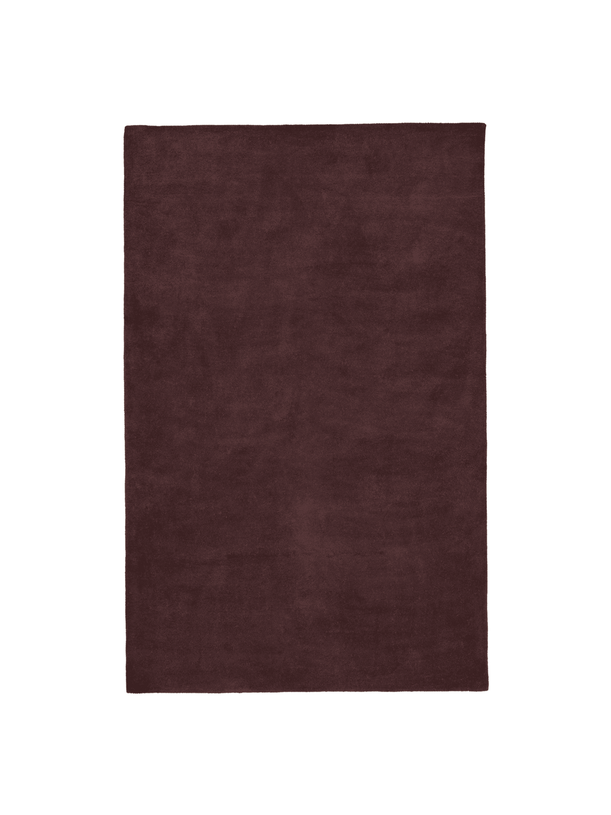 Tapis rectangulaire en laine tufté marron 160 x 250 cm Stille - Ferm Living - The Cool Republic