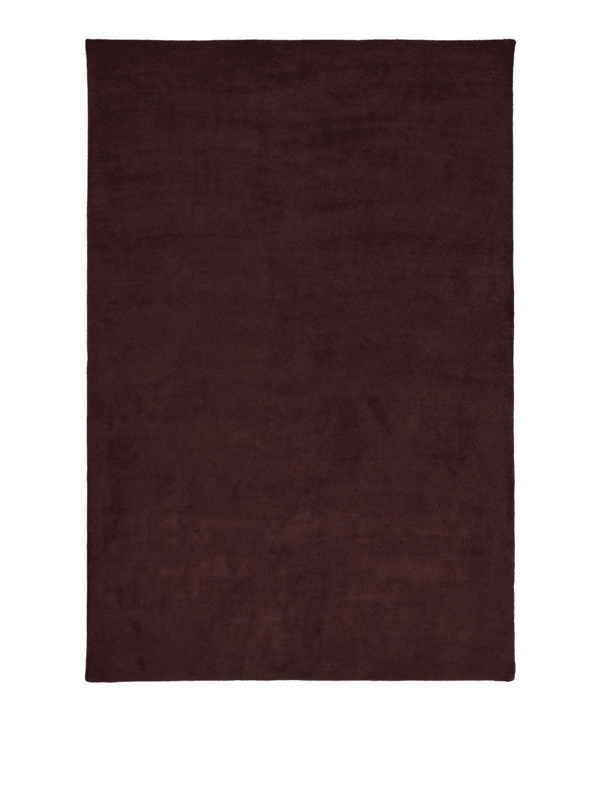 Tapis rectangulaire en laine tufté marron 200 x 300 cm Stille - Ferm Living - The Cool Republic