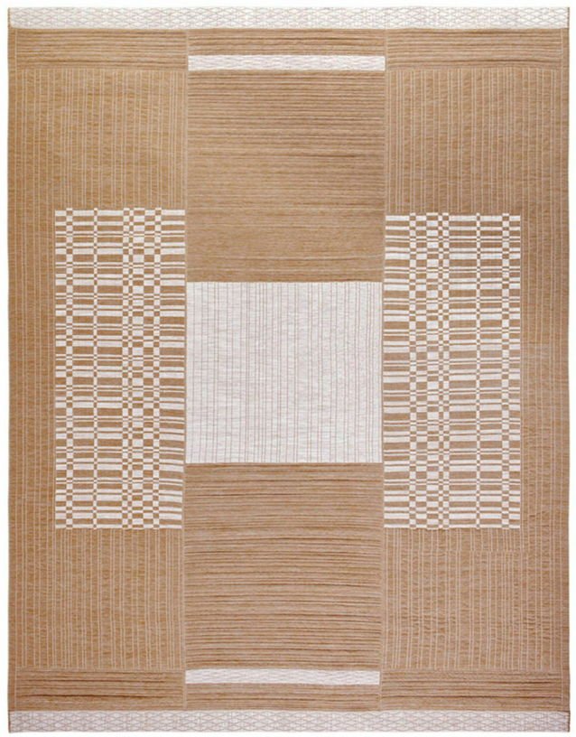 Tapis rectangulaire en tissage naturel 300x230 cm Guna 03 - Gervasoni - The Cool Republic