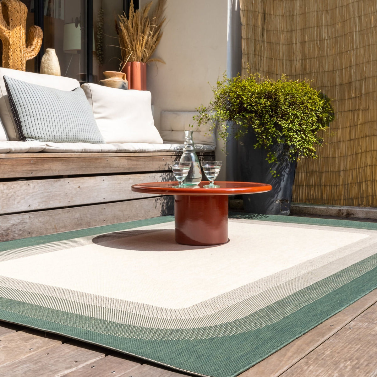 Green rectangular carpet 230 x 160 cm Chroma - Edito - The Cool Republic