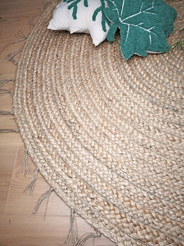 Tapis ronc en jute 140 cm ABHA - Nattiot - The Cool Republic