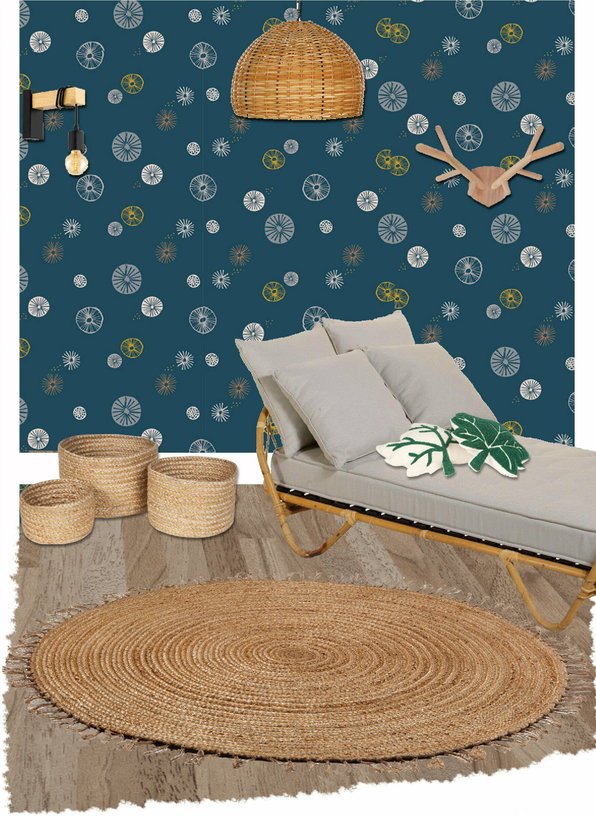 Tapis ronc en jute 140 cm ABHA - Nattiot - The Cool Republic