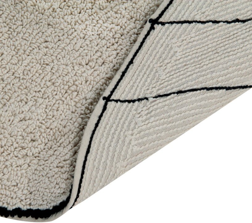 Tapis rond beige 160 cm Trace - Lorena Canals - The Cool Republic