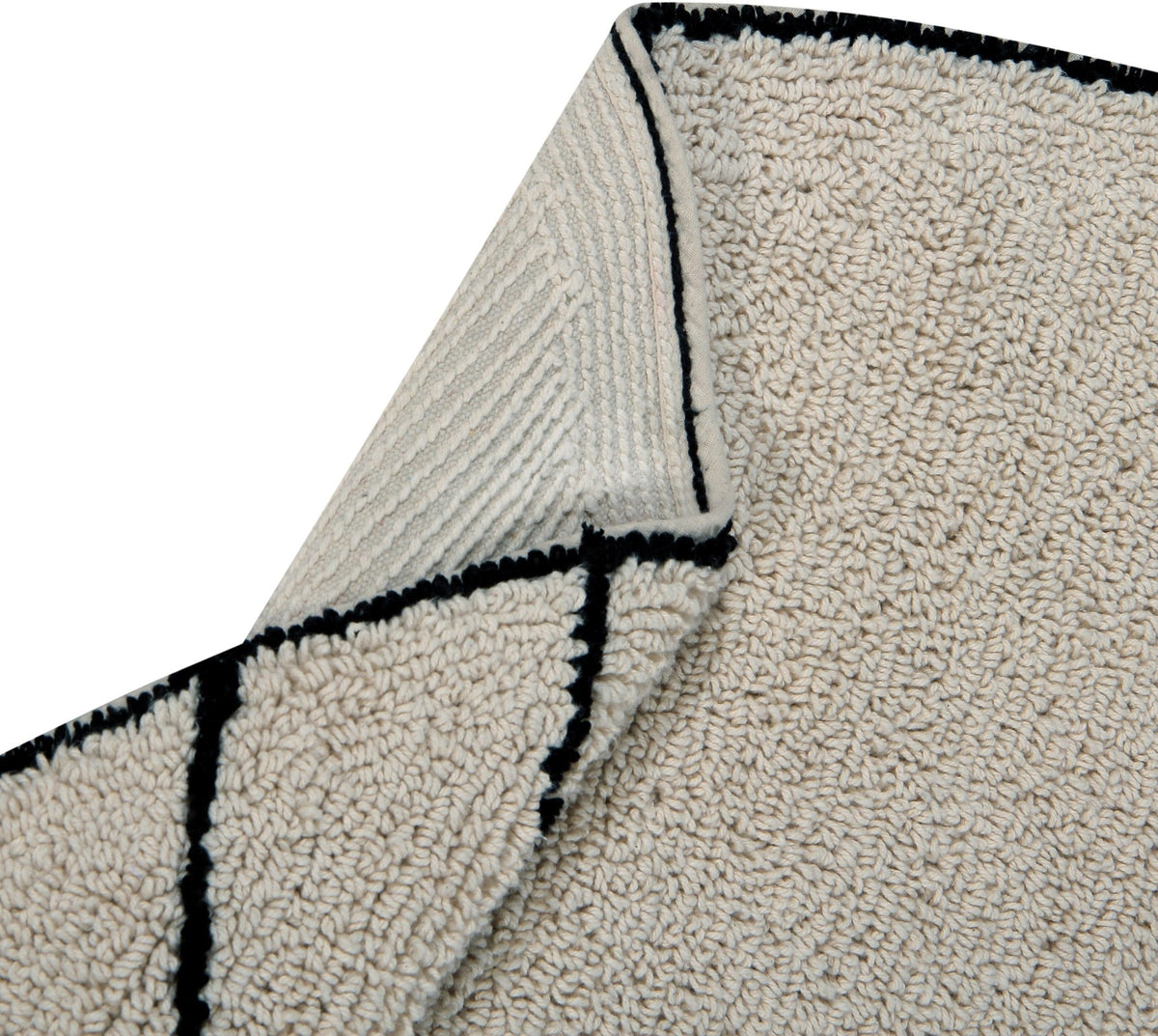 Tapis rond beige 160 cm Trace - Lorena Canals - The Cool Republic