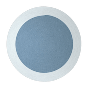 Tapis rond en corde bleu océan 250 cm Onda - Fast Spa - The Cool Republic
