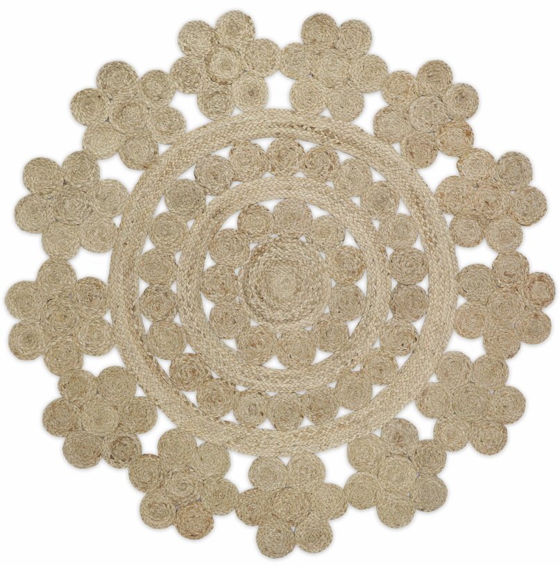 Tapis rond en jute 140 cm Moora - Nattiot - The Cool Republic