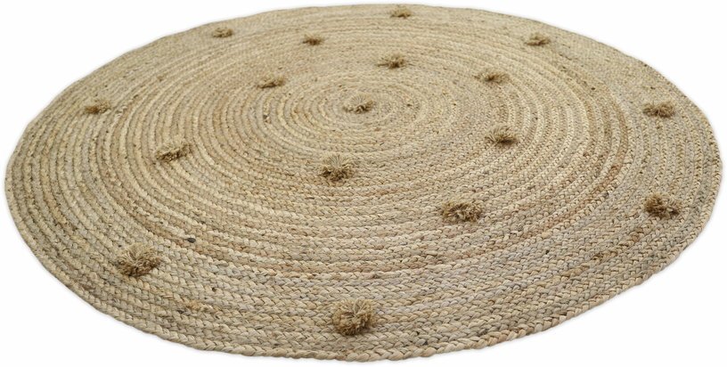 Tapis rond en jute 140 cm Siska - Nattiot - The Cool Republic
