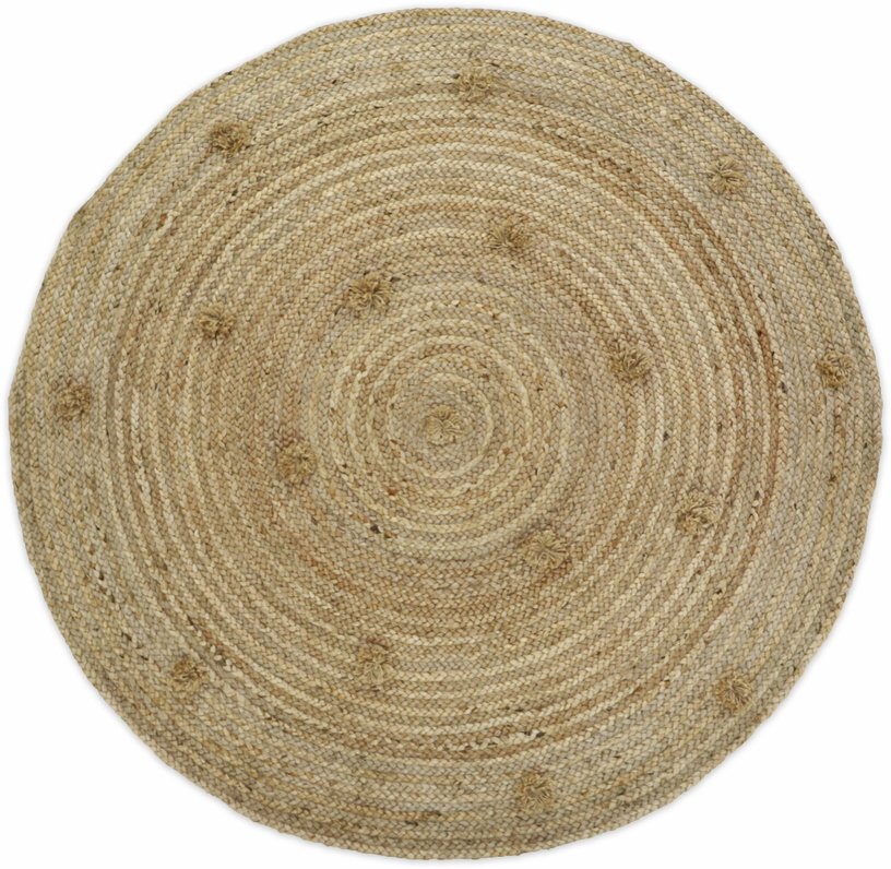 Tapis rond en jute 140 cm Siska - Nattiot - The Cool Republic