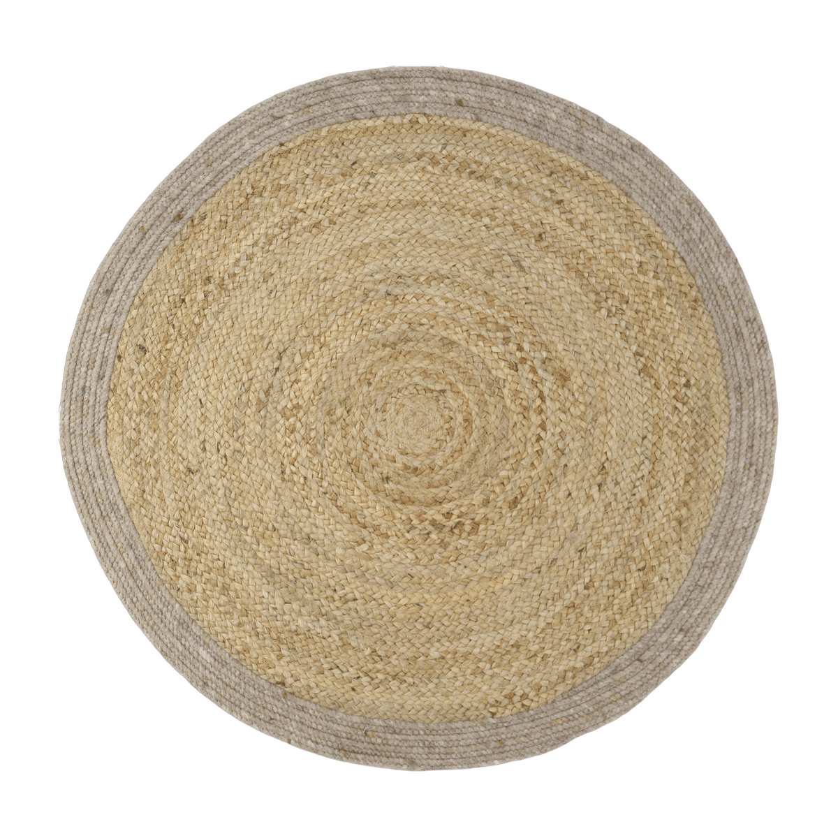 Tapis rond en jute taupe 140 cm Yhuki - Nattiot - The Cool Republic