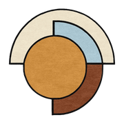 Round wool carpet 250 cm Mia - SON-TAPIS - The Cool Republic