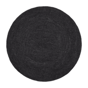 Tapis rond en laine anthracite marbré 180 cm Hugo - myfelt - The Cool Republic