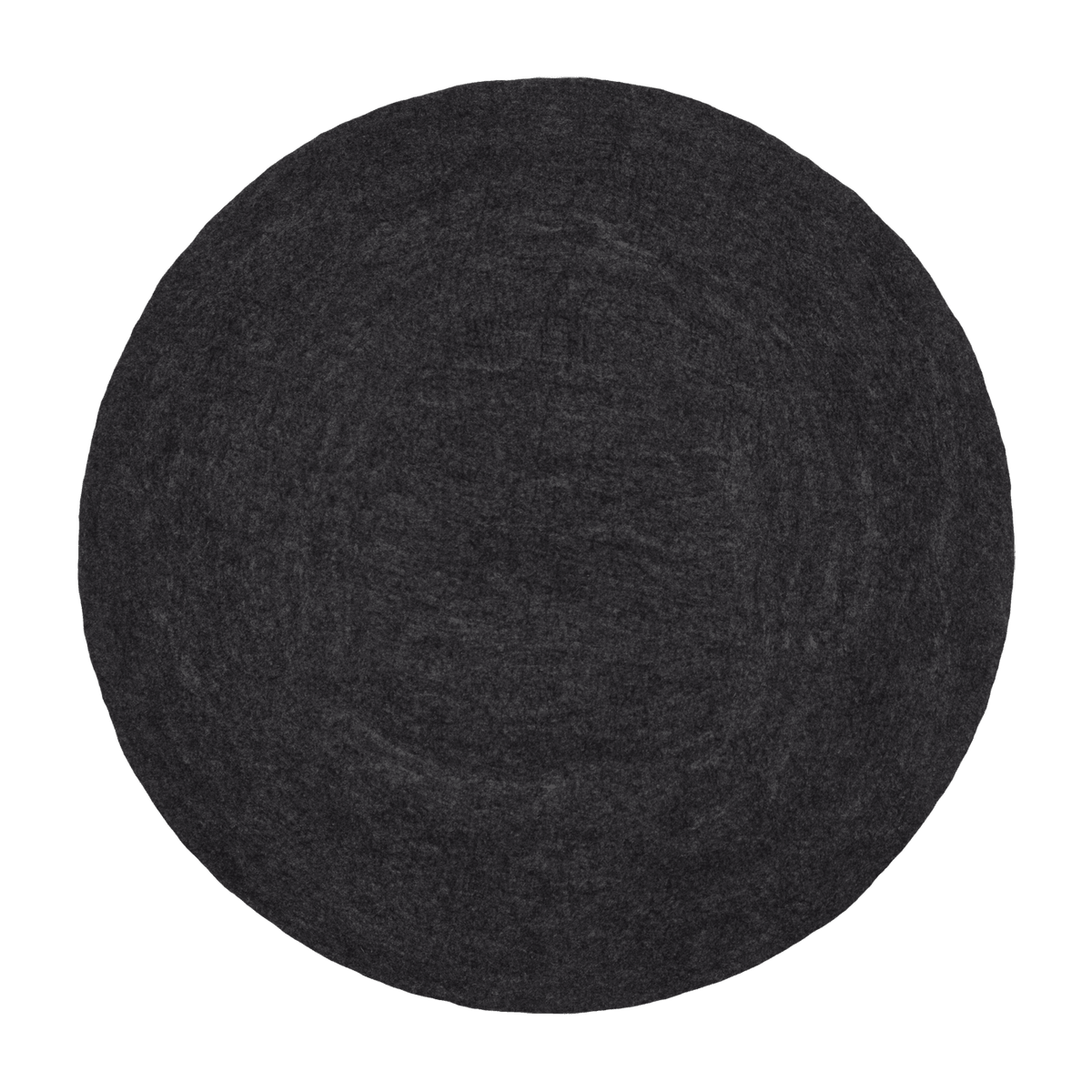 Tapis rond en laine anthracite marbré 300 cm Hugo - myfelt - The Cool Republic