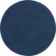 Tapis rond en laine bleu foncé 180 cm Alva - myfelt - The Cool Republic