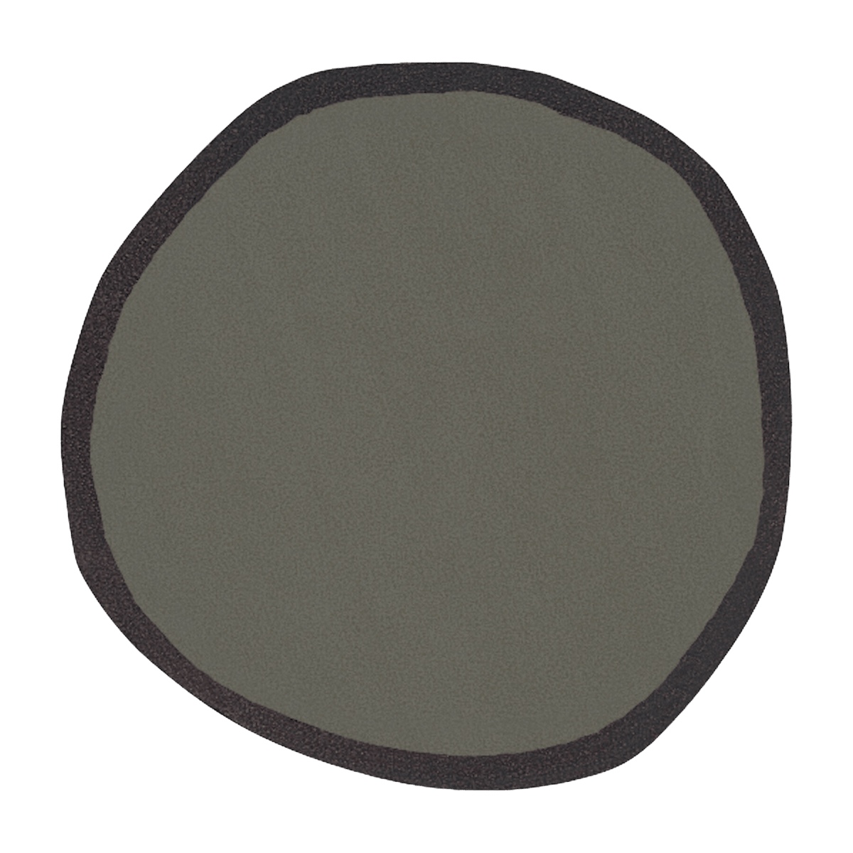 Tapis rond en laine gris 200cm Aros - Nanimarquina - The Cool Republic
