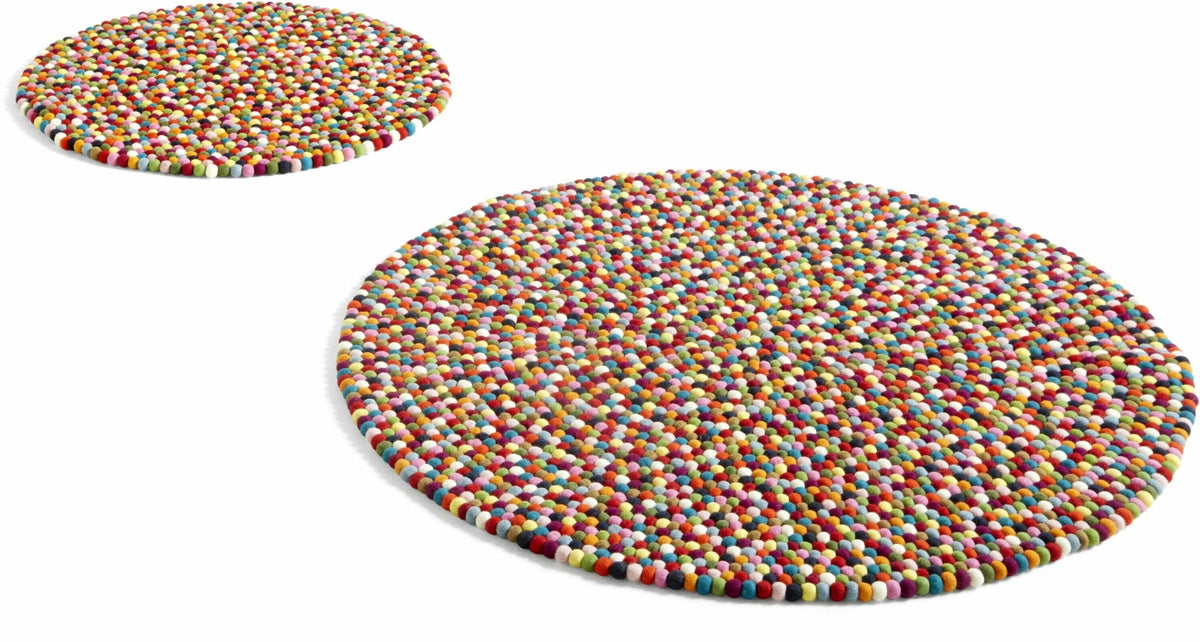 Tapis rond en laine multicolore 140 cm Pinocchio - HAY - The Cool Republic