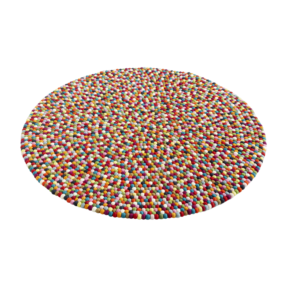 Tapis rond en laine multicolore 140 cm Pinocchio - HAY - The Cool Republic