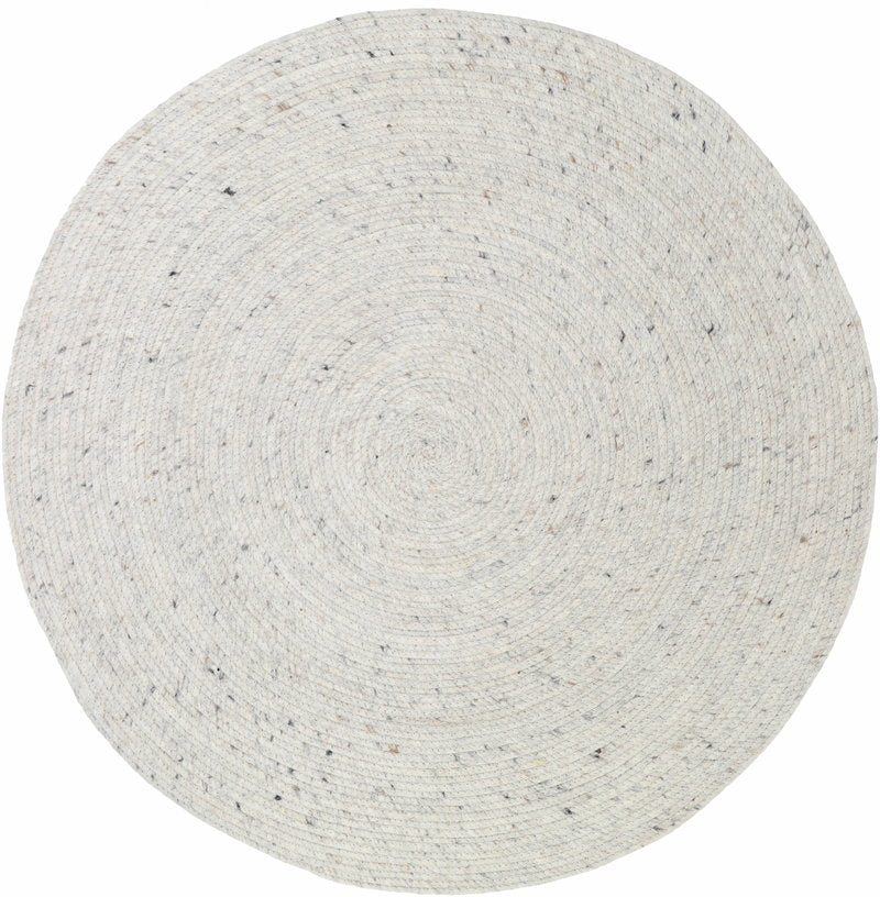 Tapis rond en laine naturel 110 cm Neethu - Nattiot - The Cool Republic