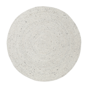 Tapis rond en laine naturel 110 cm Neethu - Nattiot - The Cool Republic