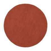 Tapis rond en laine rouge brique 250 cm Lora - myfelt - The Cool Republic
