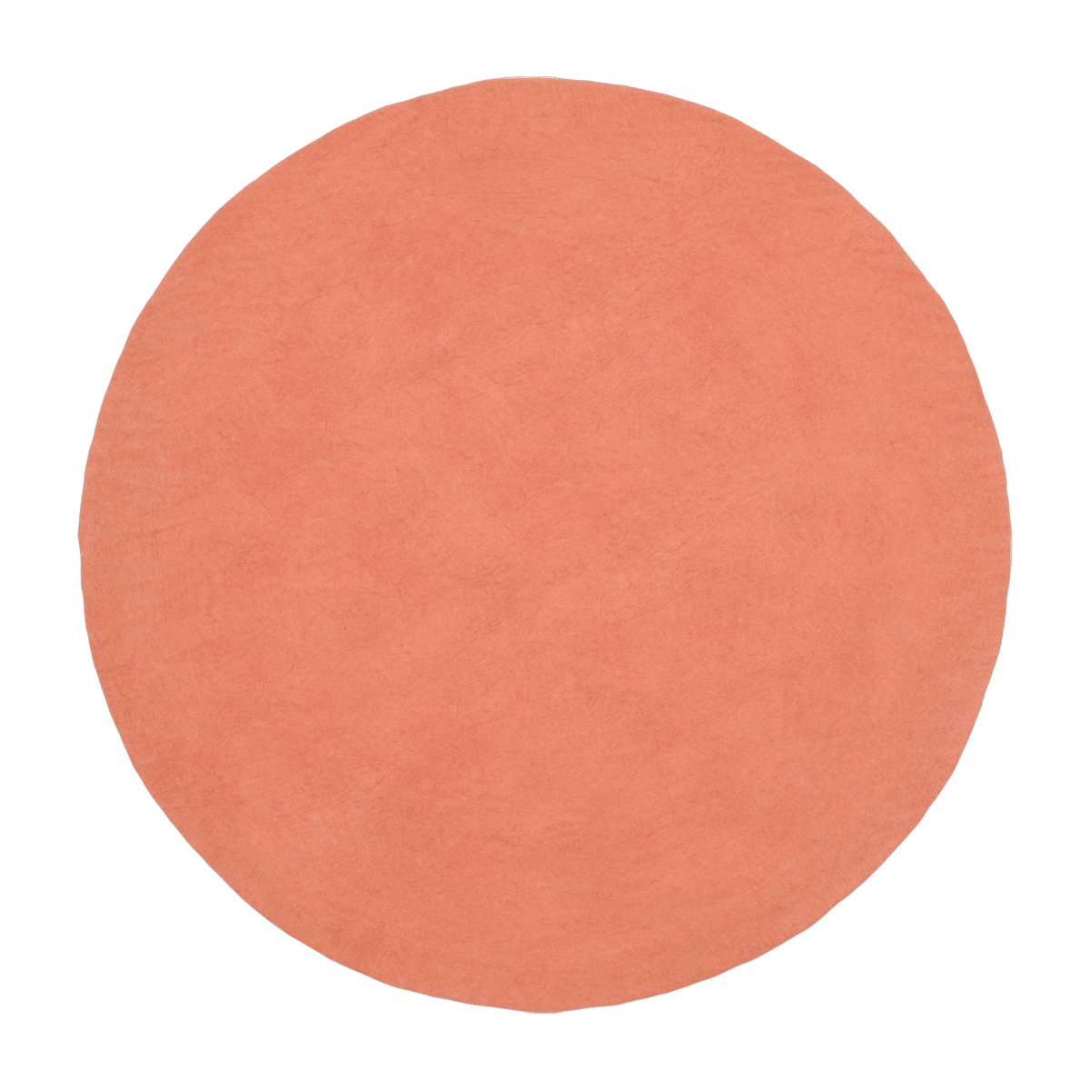 Tapis rond en laine saumon 300 cm Lea - myfelt - The Cool Republic