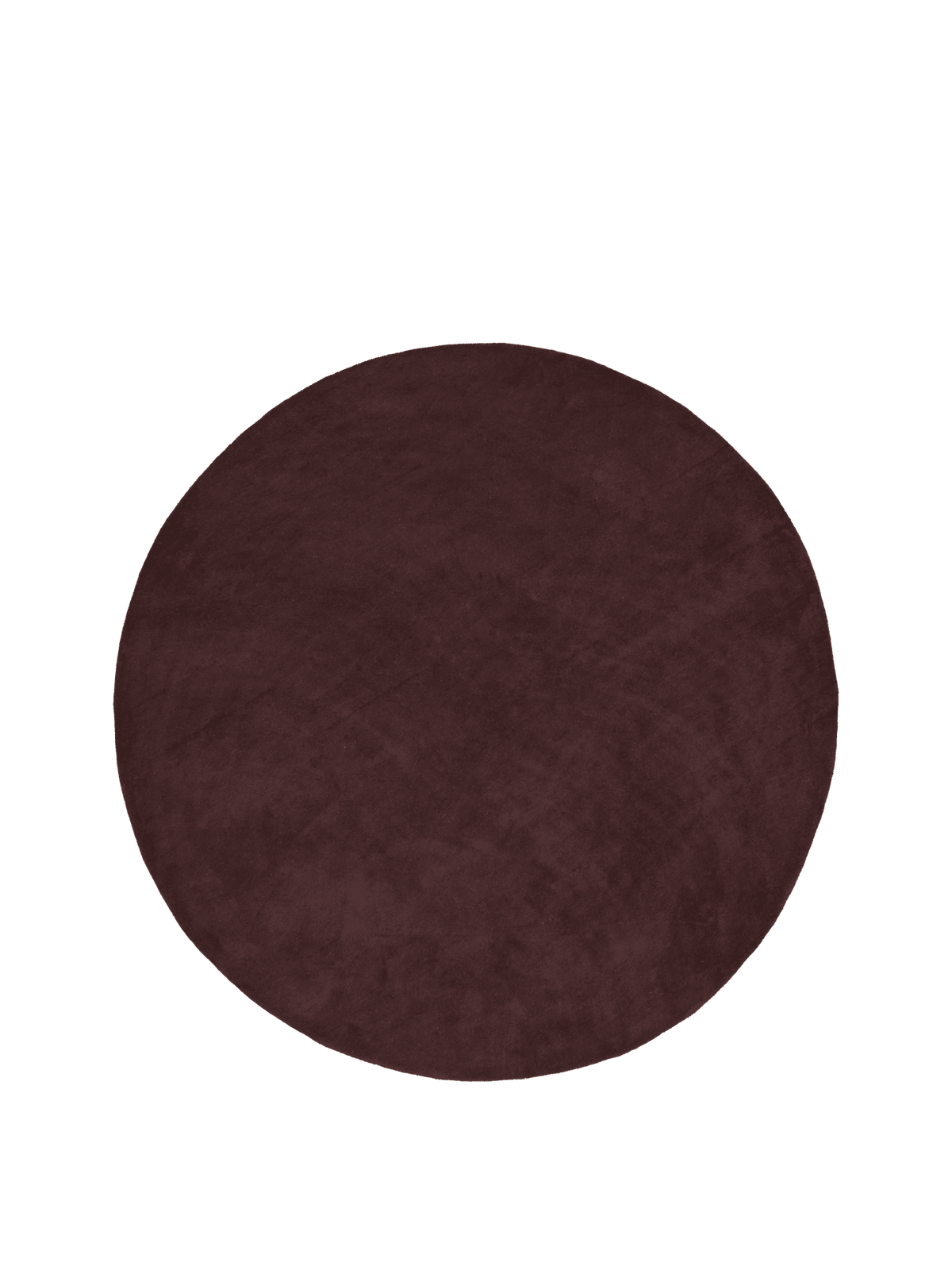 Tapis rond en laine tufté marron 240 cm Stille - Ferm Living - The Cool Republic