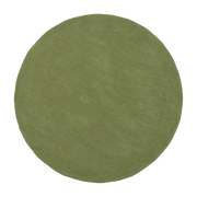 Tapis rond en laine vert 140 cm Kaspar - myfelt - The Cool Republic