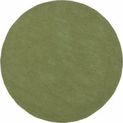 Tapis rond en laine vert 300 cm Kaspar - myfelt - The Cool Republic