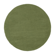 Tapis rond en laine vert 70 cm Kaspar - myfelt - The Cool Republic