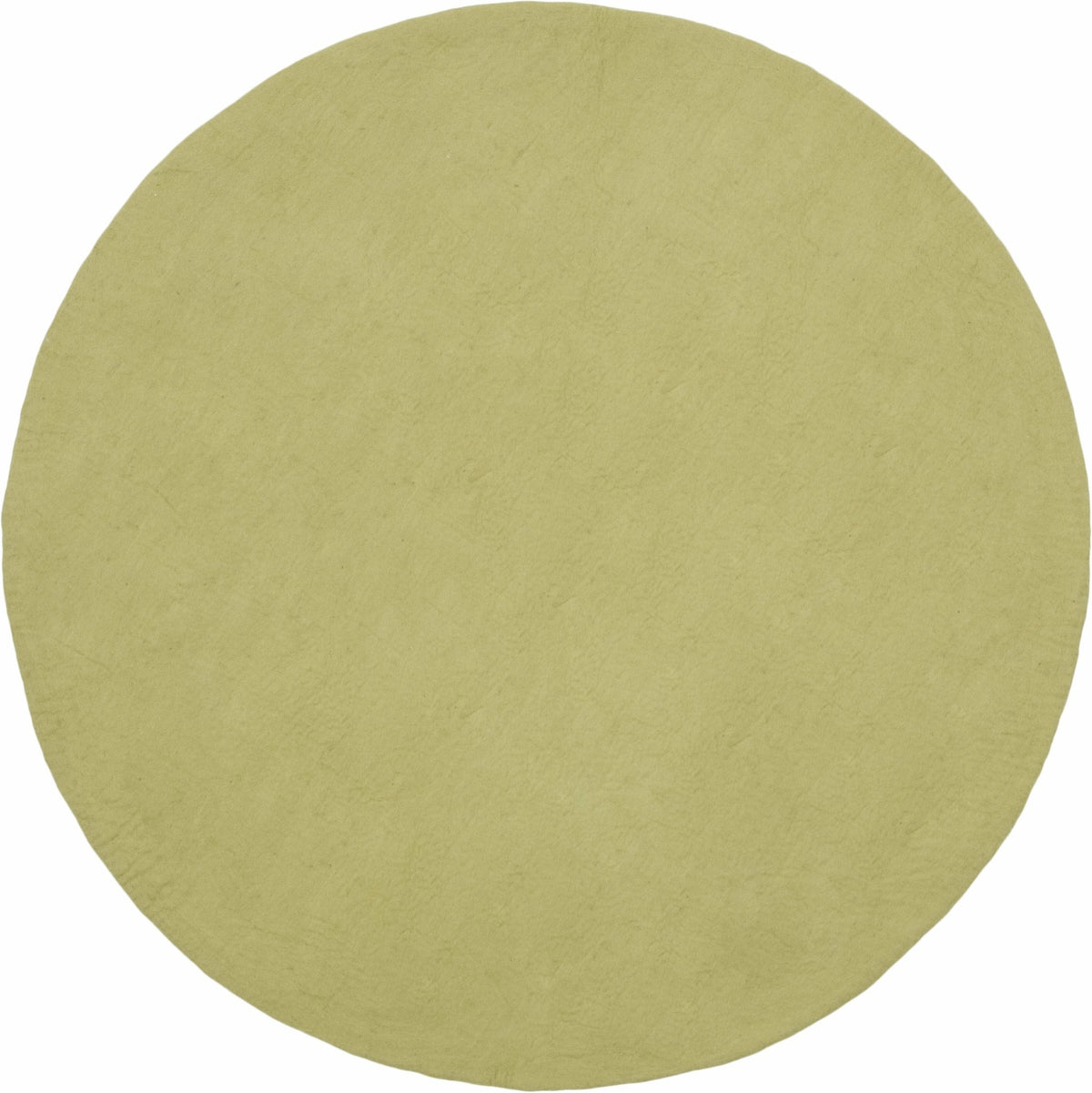Tapis rond en laine vert clair 160 cm Pitt - myfelt - The Cool Republic