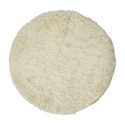 Tapis rond en peluche blanc crème 250 cm - HKliving - The Cool Republic