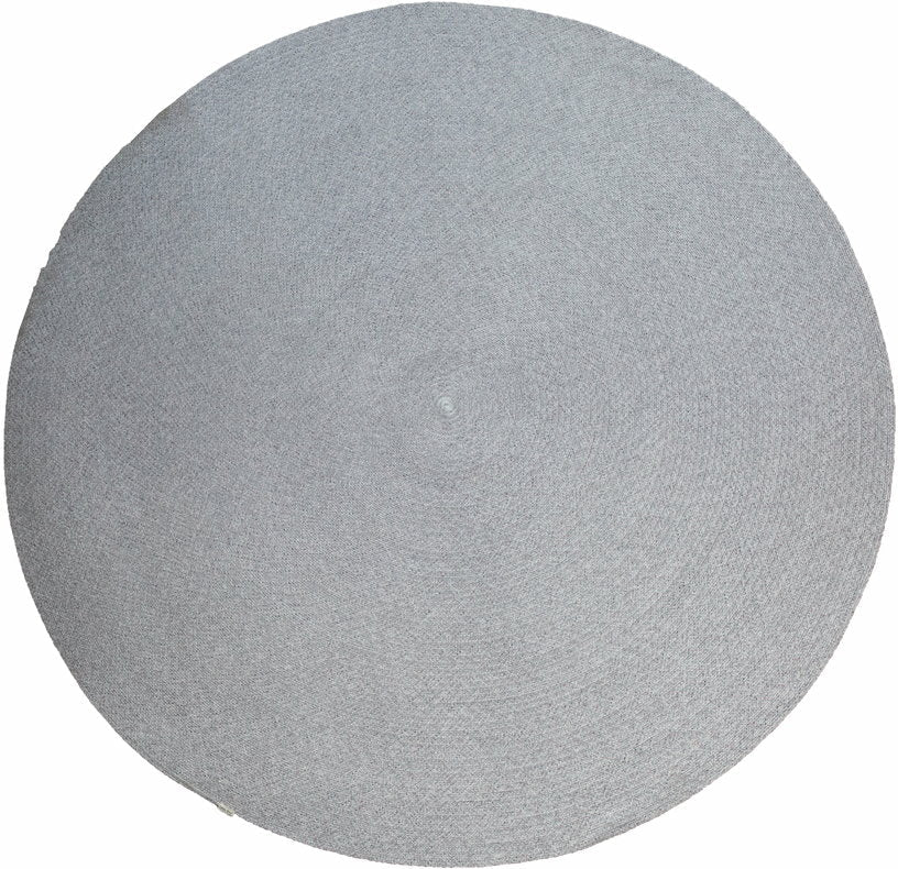 Tapis rond gris 200 cm Dot - Cane - Line - The Cool Republic