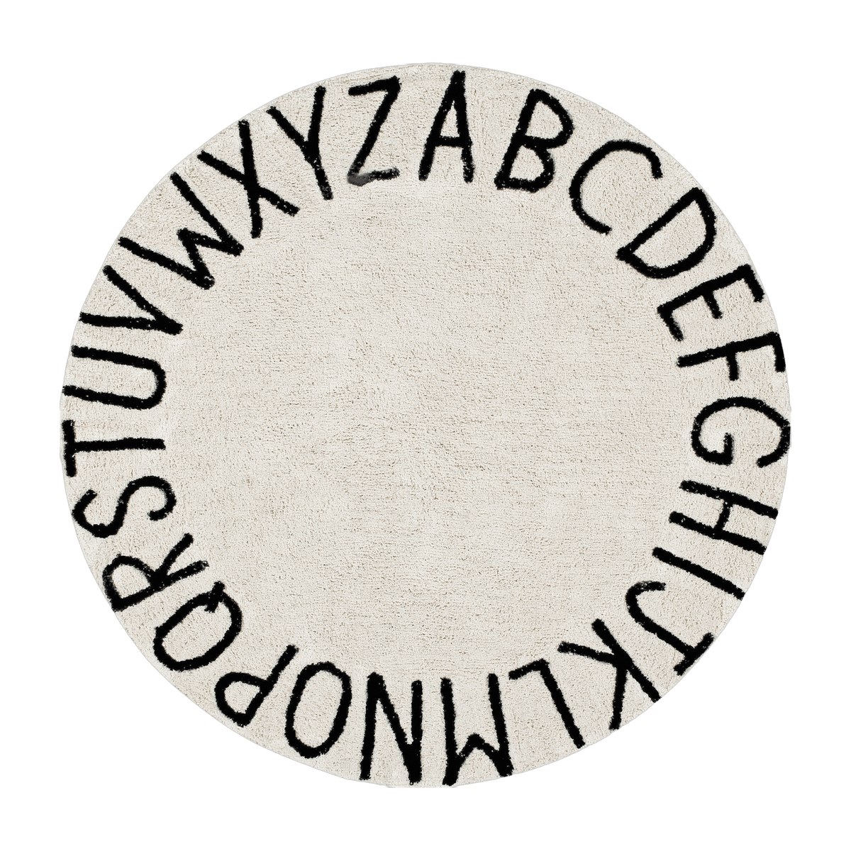 Tapis rond lavable écru 150 cm ABC - Lorena Canals - The Cool Republic