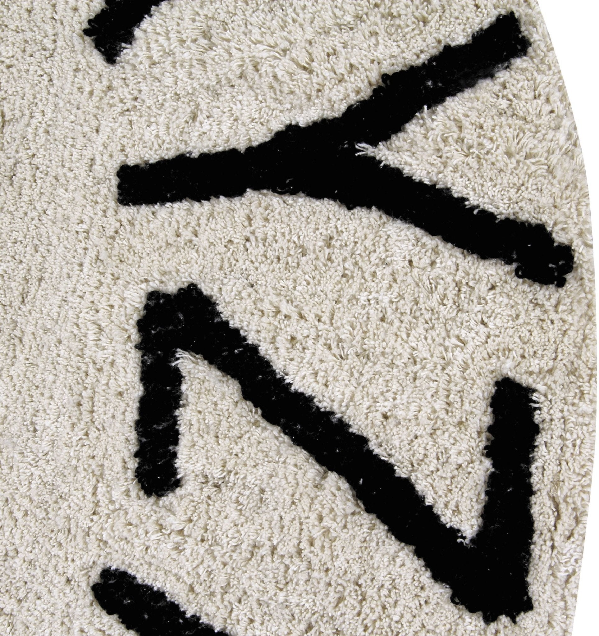 Tapis rond lavable écru 150 cm ABC - Lorena Canals - The Cool Republic
