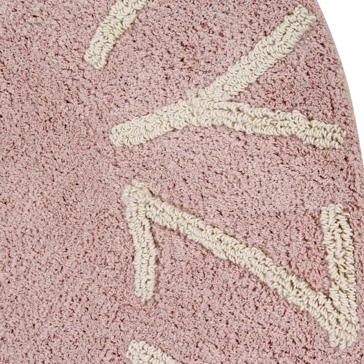 Tapis rond lavable rose 150 cm ABC - Lorena Canals - The Cool Republic