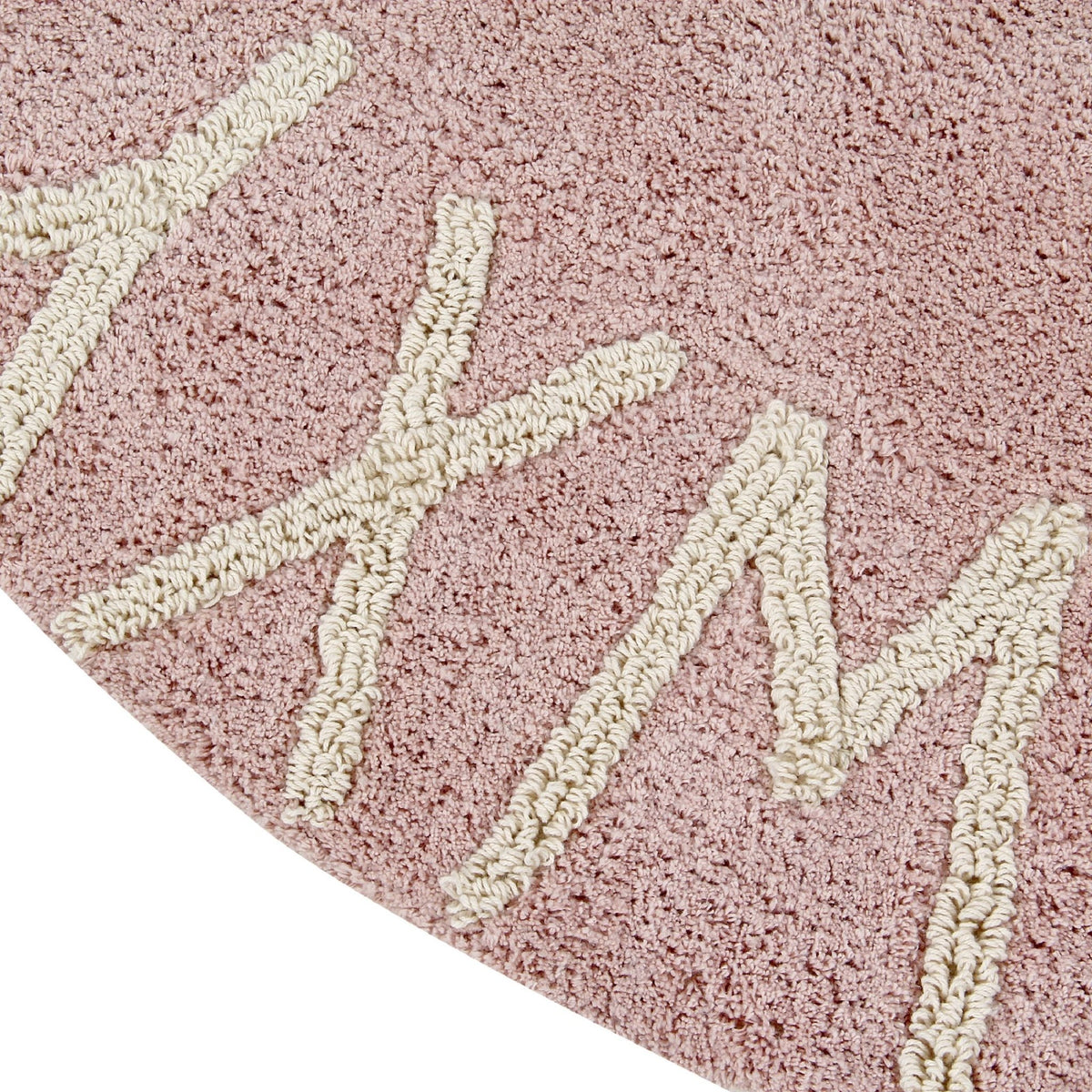 Tapis rond lavable rose 150 cm ABC - Lorena Canals - The Cool Republic