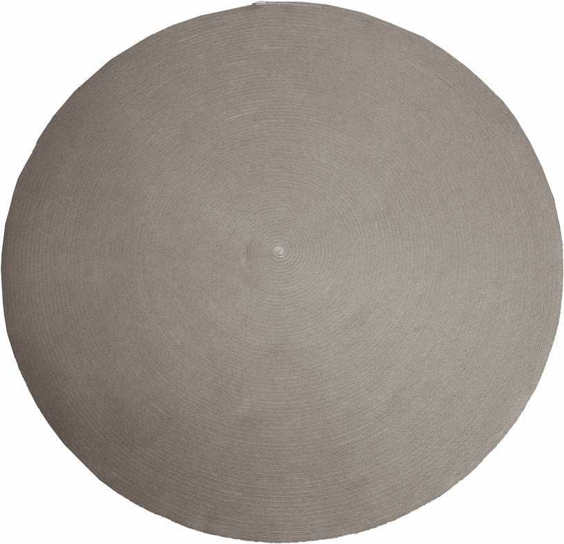 Tapis rond taupe 200 cm Circle - Cane - Line - The Cool Republic