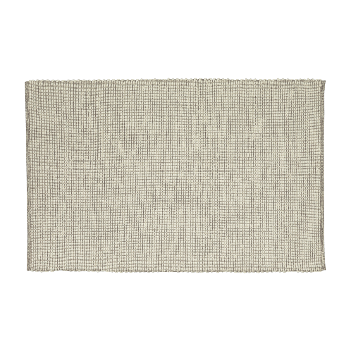 Tapis tissé gris et blanc 120x180 cm - Hübsch - The Cool Republic