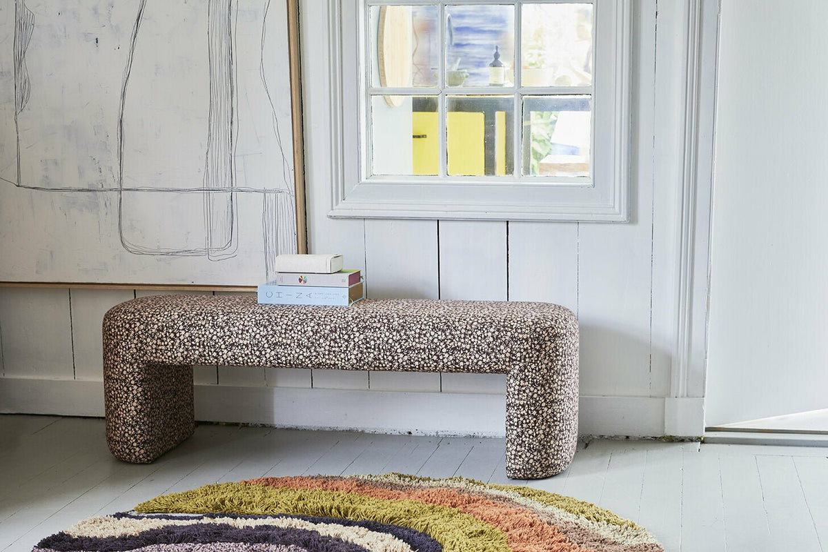 Tapis touffeté rond dégradé (150X150) - HKLIVING - The Cool Republic