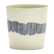 Tasse à café blanche 25 cl Stripes Feast - Serax - The Cool Republic