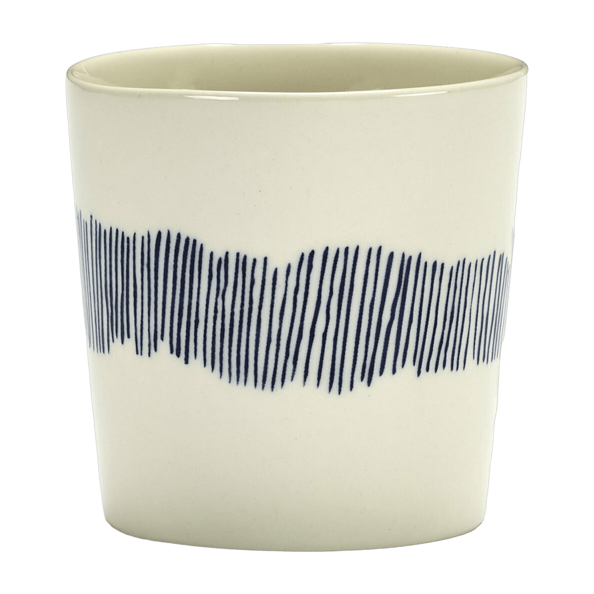 Tasse à café blanche 25 cl Stripes Feast - Serax - The Cool Republic